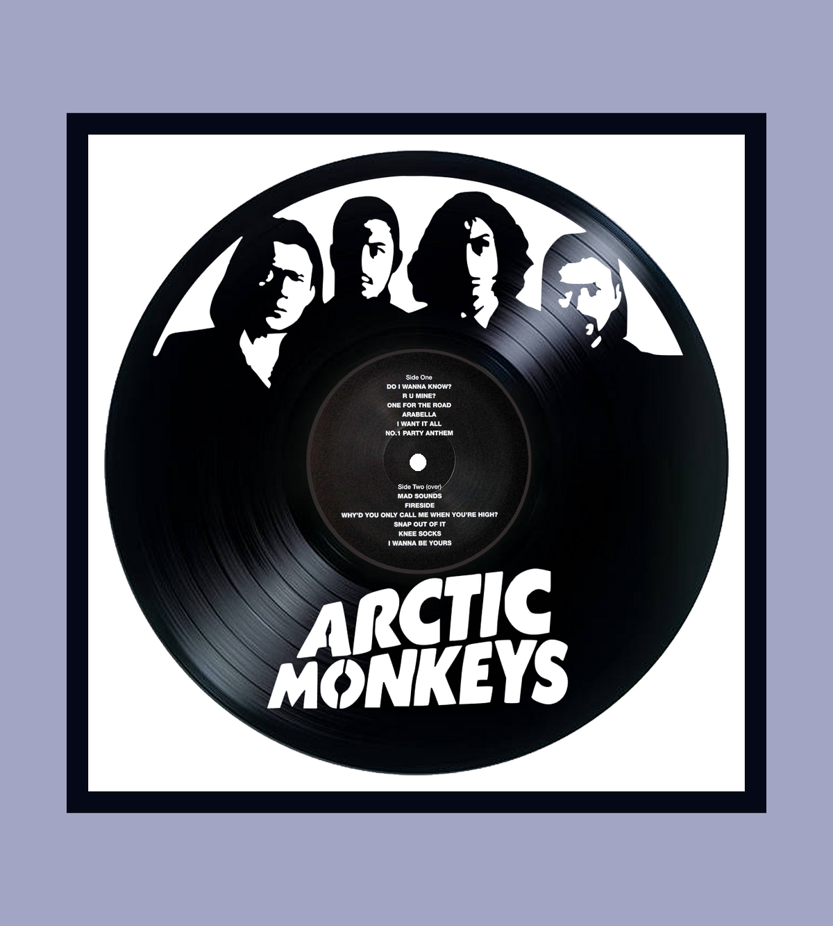 Framed Vinyl Record of Arctic Monkeys AM