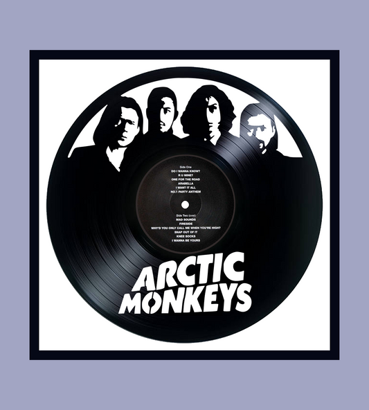 Framed Vinyl Record of Arctic Monkeys AM