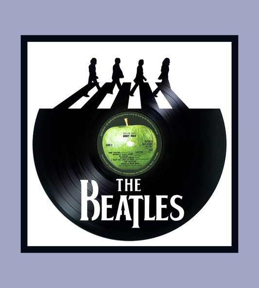 Framed Vinyl Record of Beatles Abbey Road