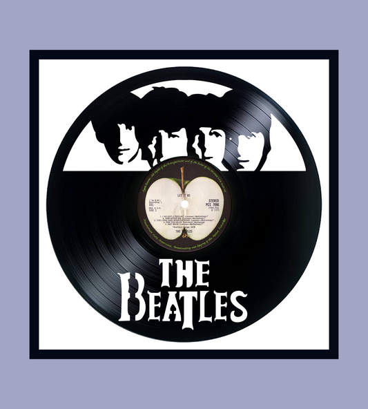 Framed Vinyl Record of Beatles Let It Be