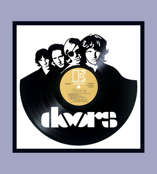 Framed Vinyl Record of the Doors self-titled album