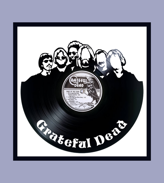 Framed Vinyl Record of Grateful Dead Wake of the Flood