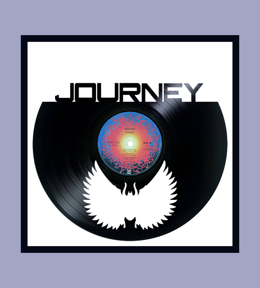 Framed Vinyl Record of Journey Escape