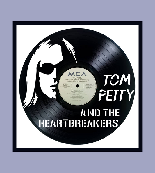 Framed Vinyl Record of Tom Petty Damn the Torpedoes album
